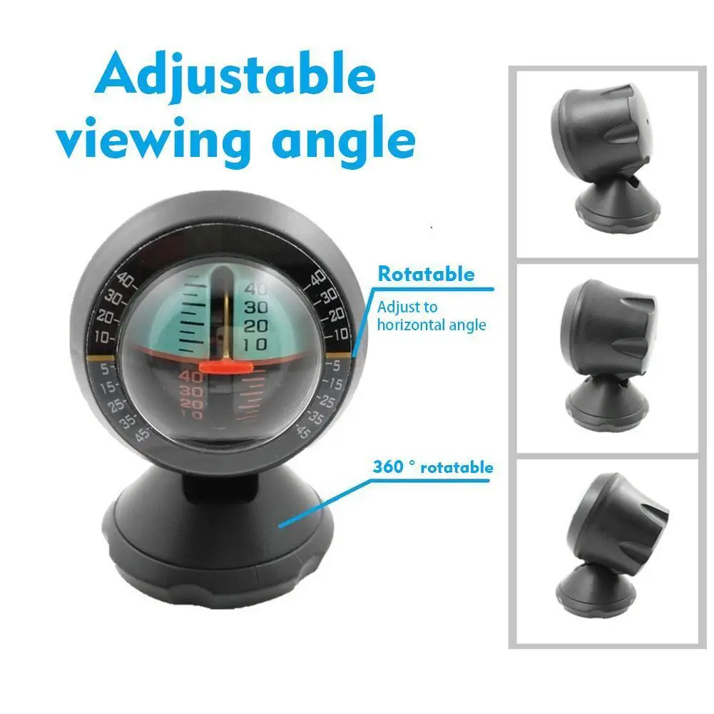 1 Stück Outdoor-Messwerk zeug Fahrzeug kompass Multifunktions-Auto-Neigung messer Steigung Kfz-Innenraum zubehör Auto kompass ﻿