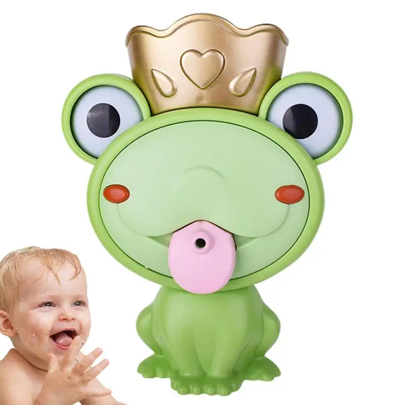 

Frog Water Toy Suction Cup Designed Toddler Bathtub Toys Frog Toddler Bath Toys Fountain ToddlerPool Toddlers Toy Frog Spray