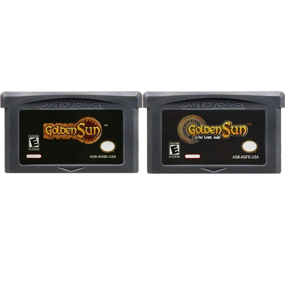 Golden Sun GBA Game Cartridge 32 Bit Video Game Console Card  Series The Lost Age for GBA/SP/DS