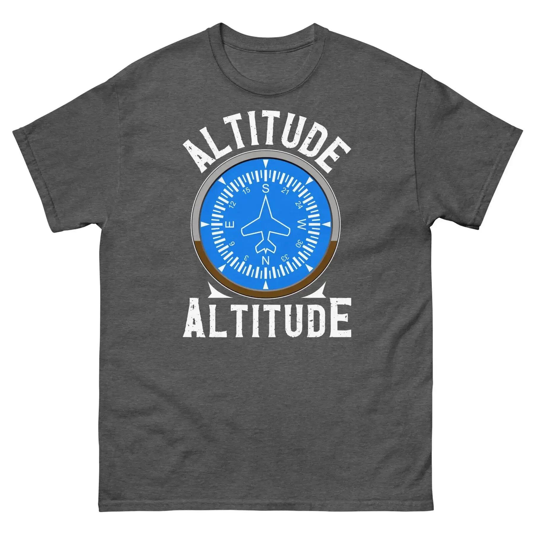 Altitude Attitude Airplane Pilot Crew Member Aviation Men s Classic Tee