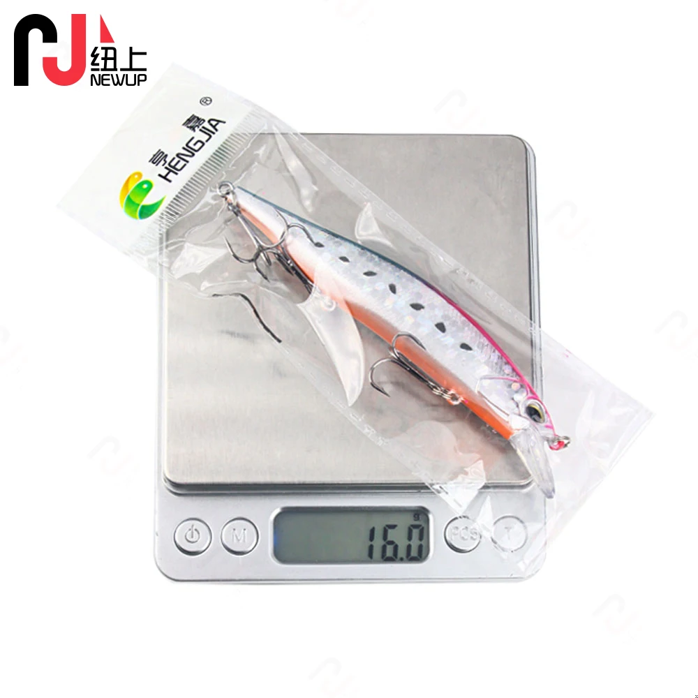 Long Deep Minnow Wobblers for Pike Fishing Lure 12Cm-15G Artificial Jerkbait Hard Baits Trolling Bait Fishing Tackle