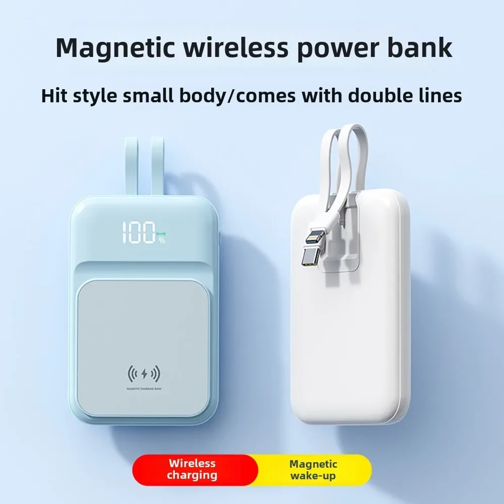 Magsafe Wireless power bank Spare battery 10000mah Macsafe Portable charger External magnetic battery Powerbank for iPhone16 15