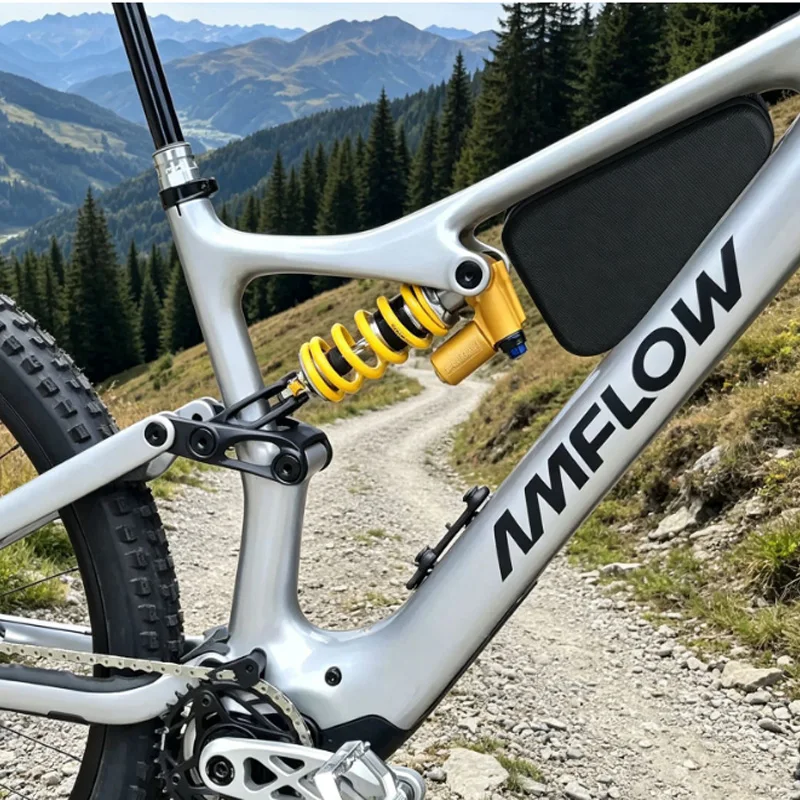 1,7L wasserdichte Fahrrad-Rahmentasche, MTB-Rennrad-Oberrohr-Unterrohr-Aufbewahrungstasche, Fahrradzubehör – Detail 2