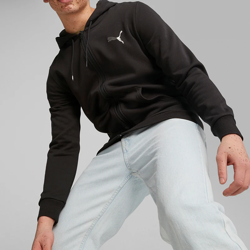 

Puma Genuine 2024, новая мужская вязаная спортивная повседневная куртка с капюшоном 678377-01