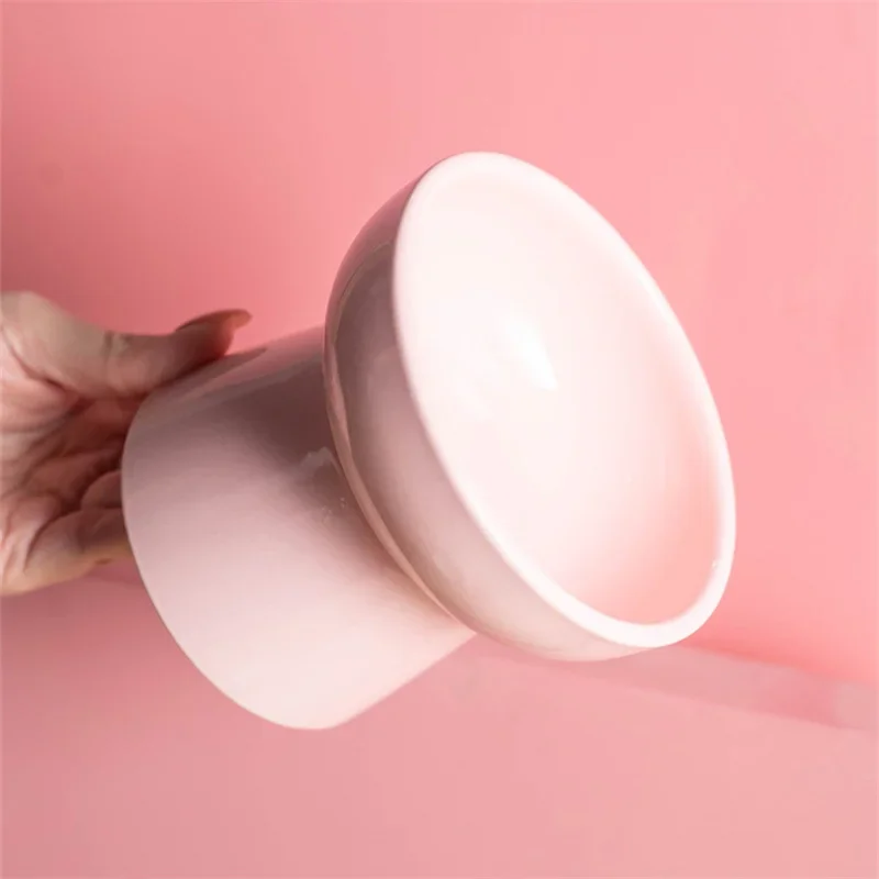 

Модная легко чистящаяся керамическая миска для домашних животных, высокая ножка, корм для собак, кошек, кормушка для воды, предотвращающая опрокидывание, миска для корма для собак, аксессуары для домашних животных