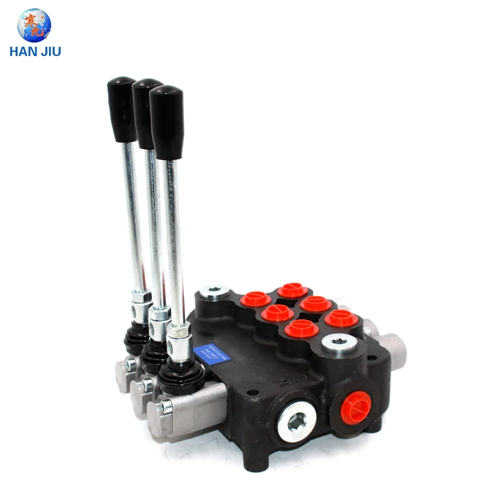 80L 3 Handle hydraulic directional control valve 3P80