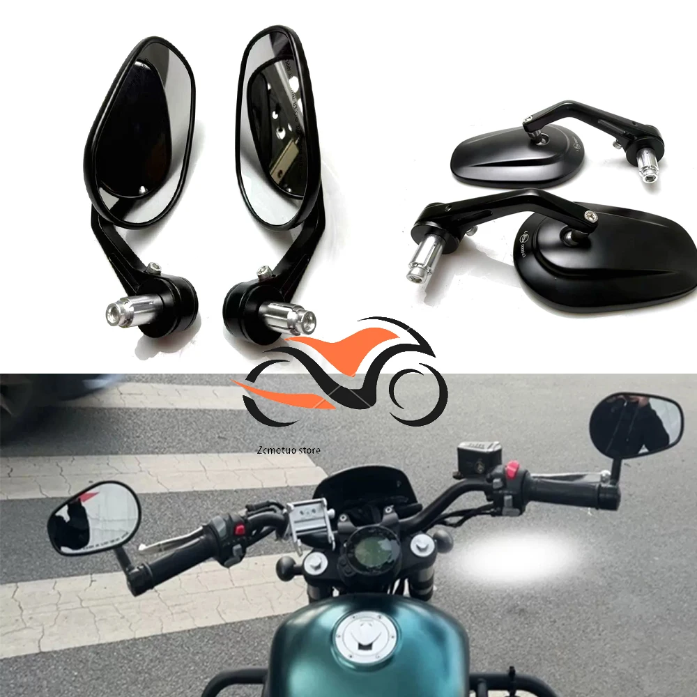 

Motorcycle Handlebar Rearview Mirror Handle Bar Ends Side Mirrors For MV Agusta Brutale 675 Brutale 1090 Brutale 800RS