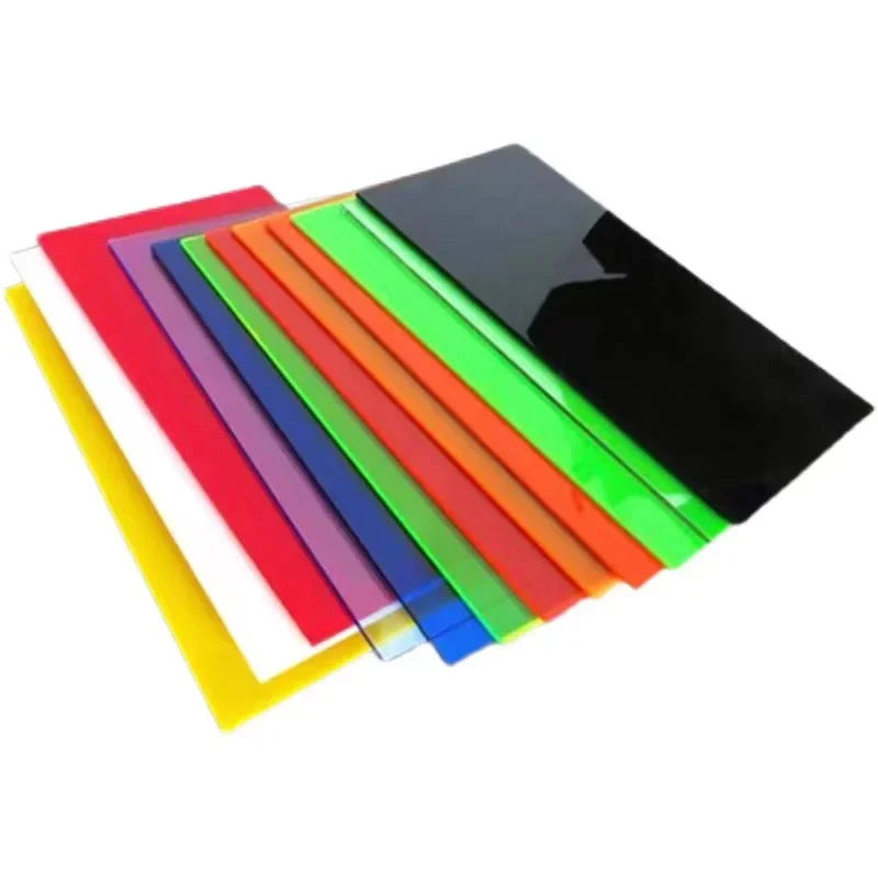 5mm Colorful Acrylic Board 100*200mm Translucence Acrylic PMMA Plexiglass Sheet Plastic Plate for Signs Display Projects Craft