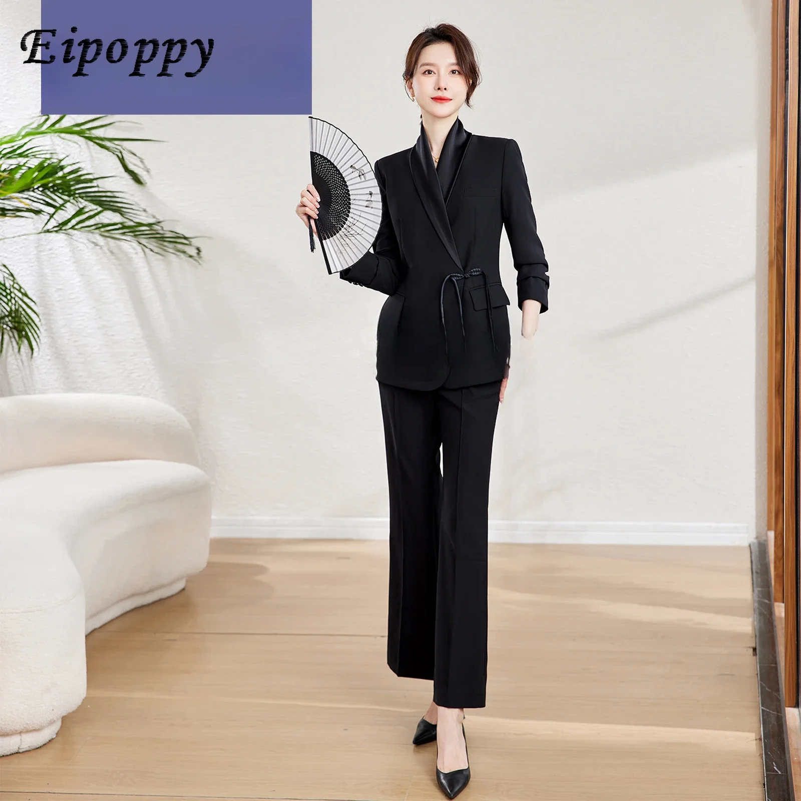 Advanced China-Chic New Chinese Casual Suit Coat Suit Set Women