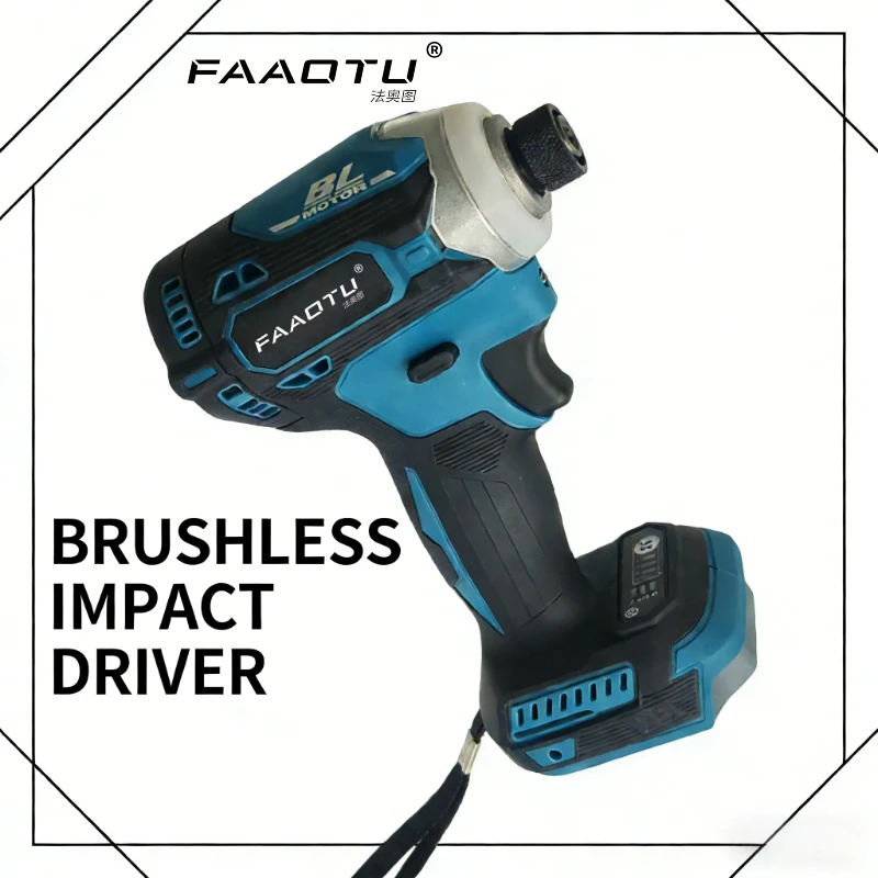 

Беспроводной ударный шуруповерт FAAOTU DTD171 с бесщеточным двигателем, 18В, электрическая дрель для дерева и болтов, электроинструмент, совместим с аккумуляторами MT.