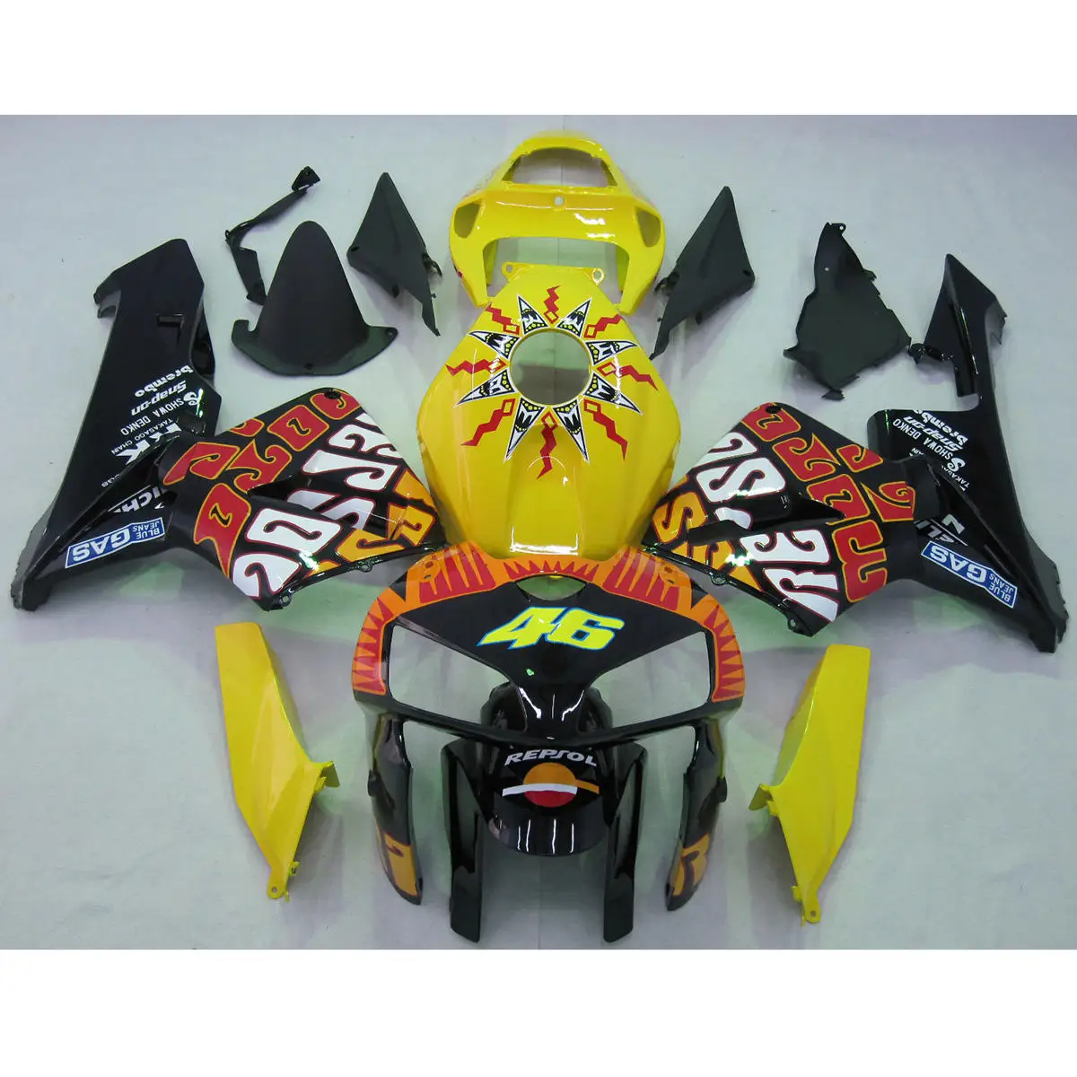 

For Harley Front Fairing HR3 90600002 Sunburst Orange / StarABS Motorcycle Fairing Kit for CVO Street Glide 14-21 Touring