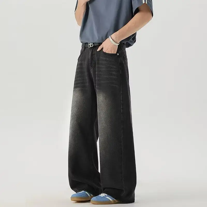 Men's Pants Men's Trousers Y2K Clothing Man Baggy Jeans Fashion Spring Clothing Autumn New Pants Casual Clothes Teenage Jeans
