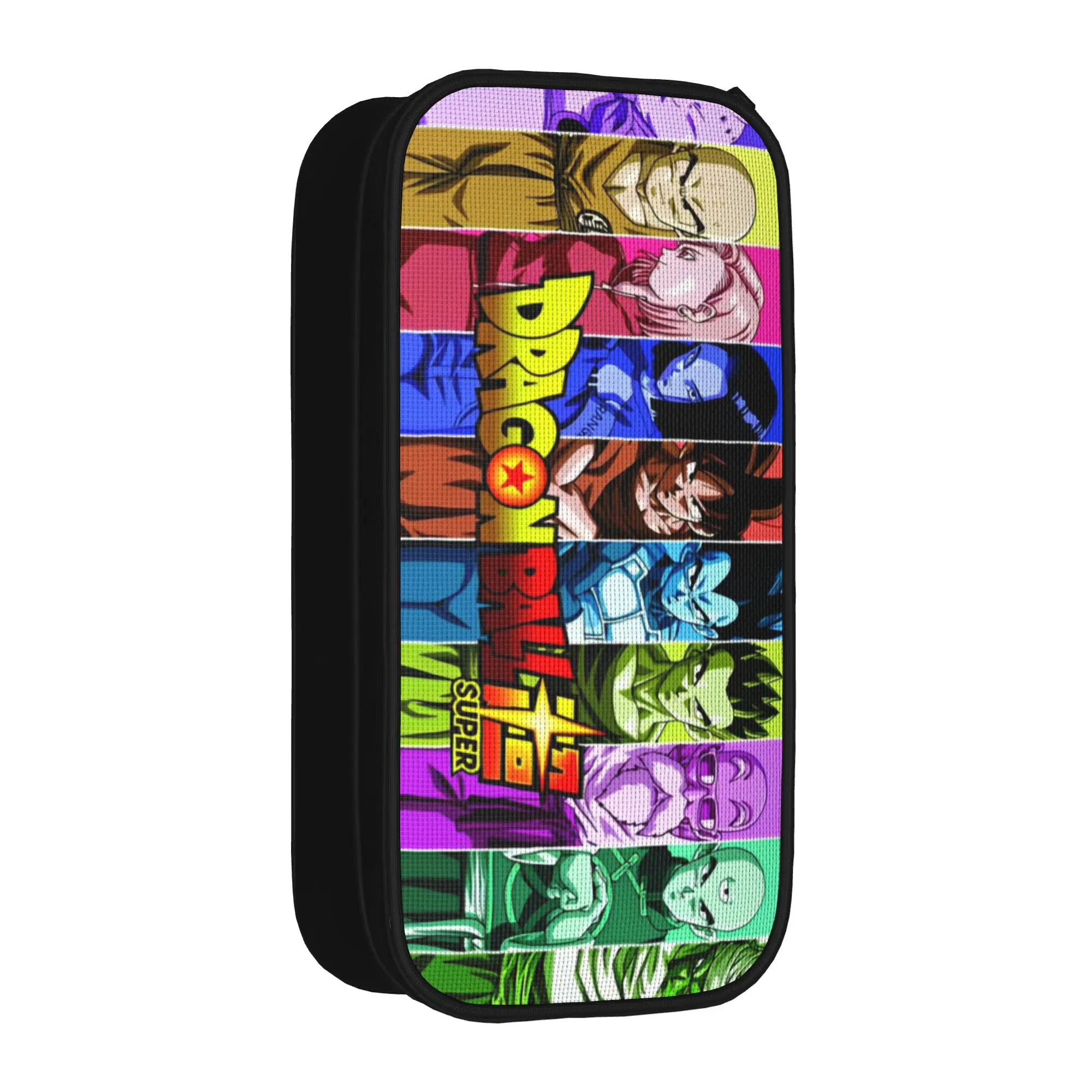 Dragon Ball Z Federmäppchen Lustige Anime DBZ Charaktere Stifttasche Mädchen Junge Große Aufbewahrung Schulbedarf Reißverschluss-Federmäppchen