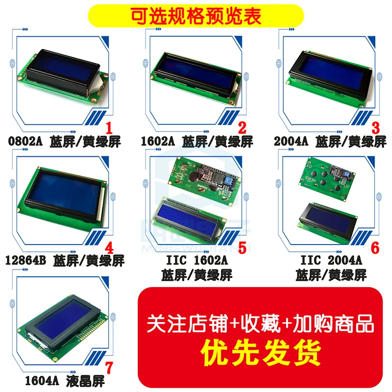 1602A/2004A/12864B …