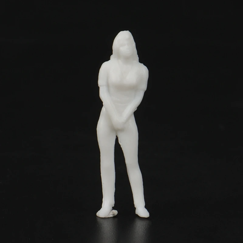 Figura blanca 1:50, modelo arquitectónico a escala humana, modelo HO, personas de plástico