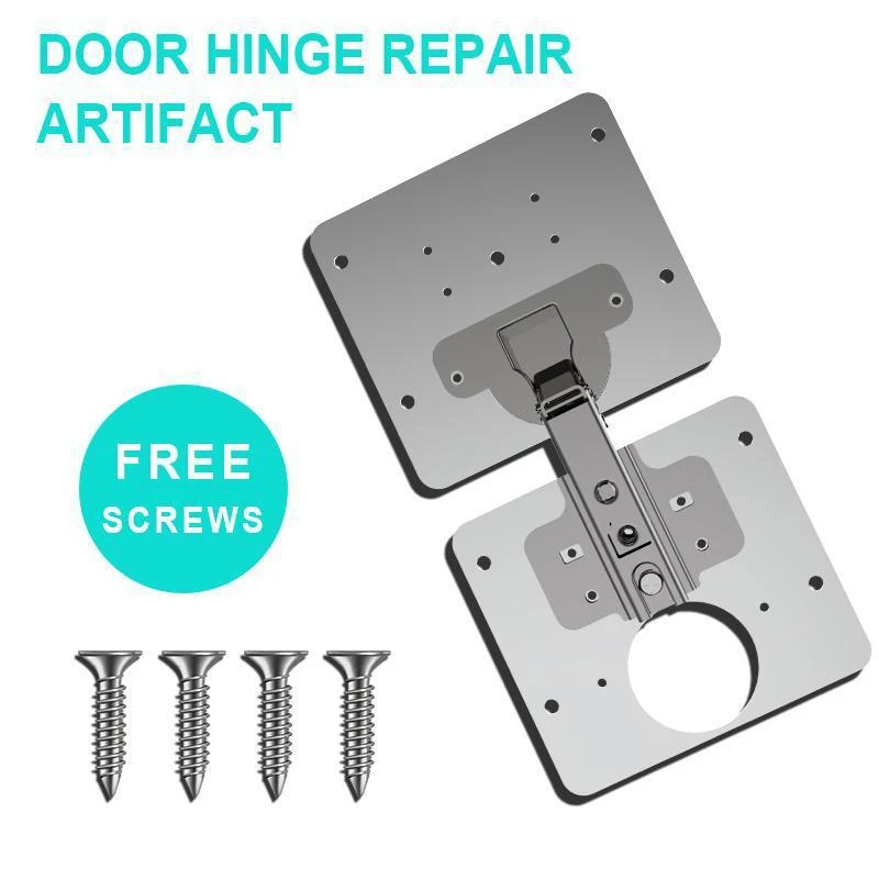 1pc Hinge Repair Plate Scharnier-Reparaturplatte Furniture Drawer Window Stainless Steel Plate Table Cabinet Door Hinge Tools
