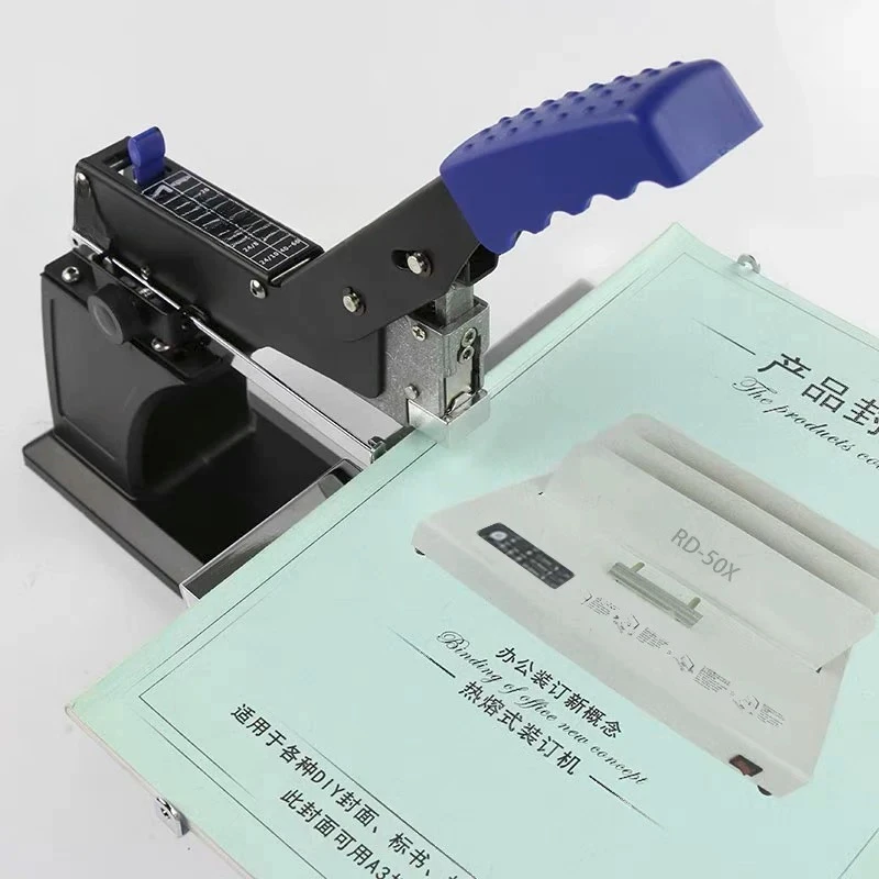 Rotatable Saddle Stitch Binding Machine SH03 Large  Center Seam Stapling Equipment for Book Binding