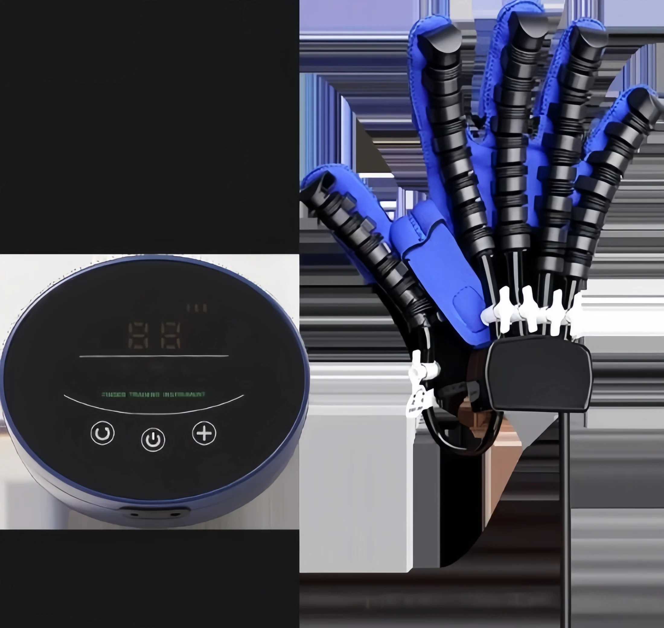 Hand Massager Finger Rehabilitation Trainer Hand Exercise Flexion Hemiplegic Stroke Electric Robot Gloves