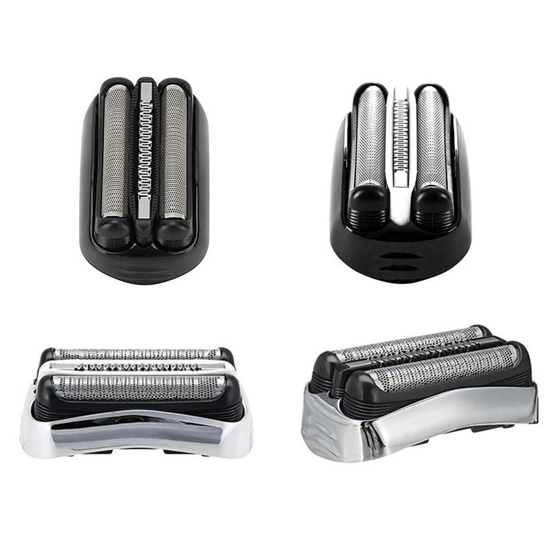 브라운 시리즈 3 전기 면도기 교체 헤드 및 호일 세트, 3 301S 310S 320S 330S 340S 360S 380S, 2 개