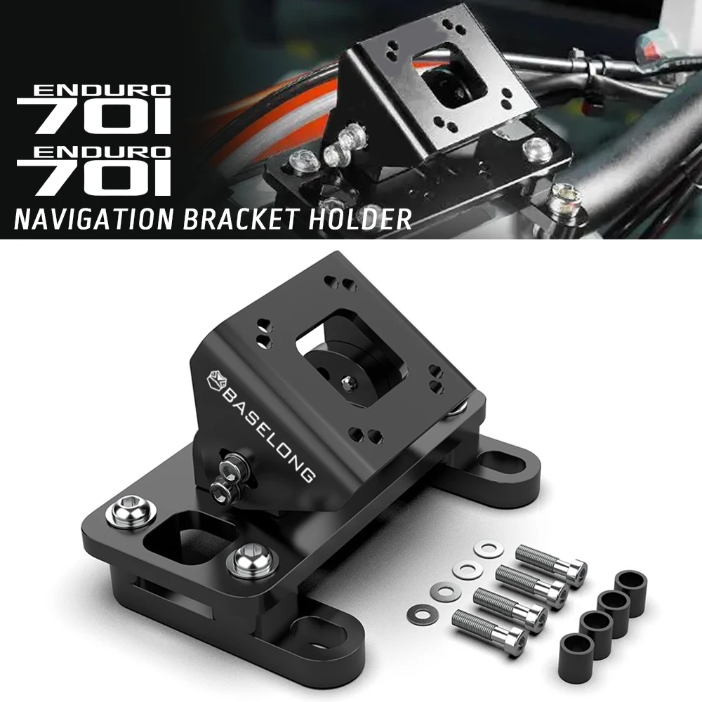 For Suzuki RMZ RMZ RMX DRZ 250 400 450 Motor Adjustable GPS Mount Phone Holder Navigation Bracket for Kawasaki KX KXF125 250 450