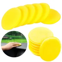 Round Applicator Pads Washer Car Body Glass Wash Sponge 12PCS/Set Auto Care Polish Sponge Cleaning Tools Car Wax Foam Sponges