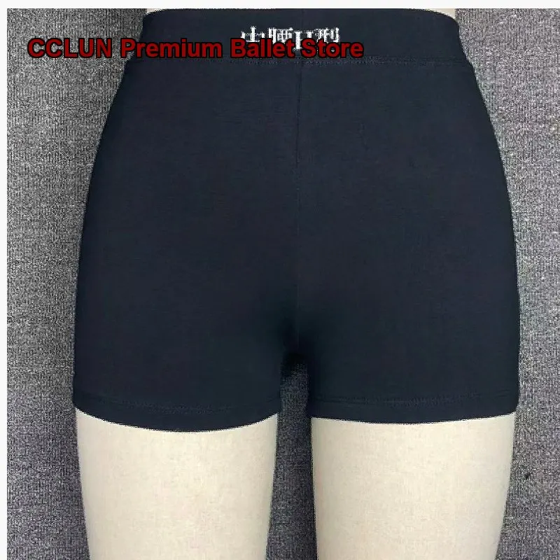 Pants High-Waisted Turned-Up One-Fifth Practice Boxer Briefs A-Type Dance Yoga Shorts Dance Three-Fifths Pants