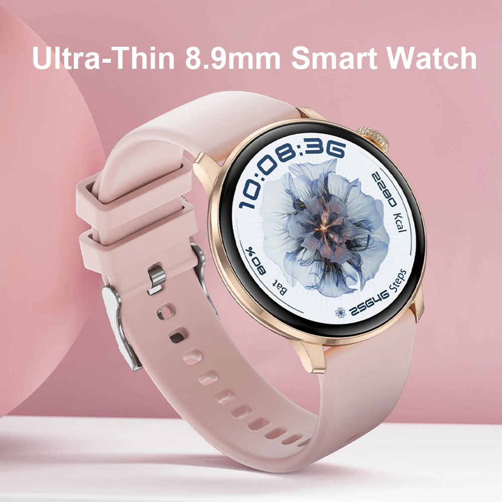 

2025 New Smart Watch Ultra Thin Smartwatch Women Men Watch Health Monitor Bluetooth Call Multi Sport Mode Tracker Smart Kit
