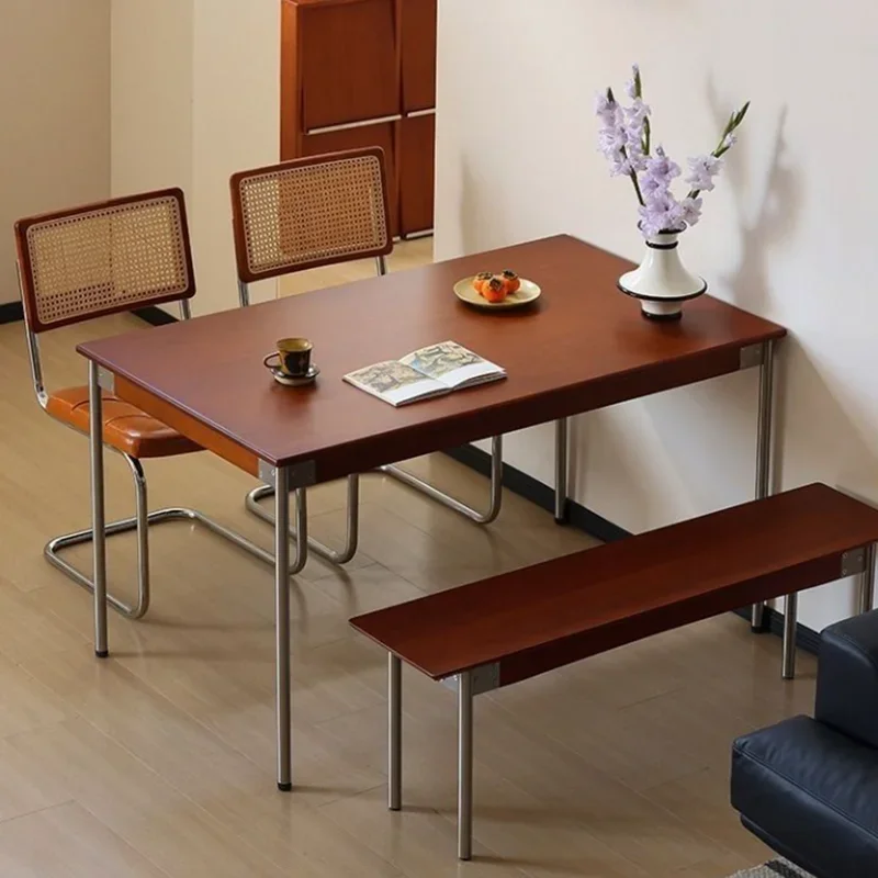 

Luxury Event Italian Tables Extendables Indoor Metal Modern Restaurant Dining Table Folding Nordic Muebles Unique Furniture