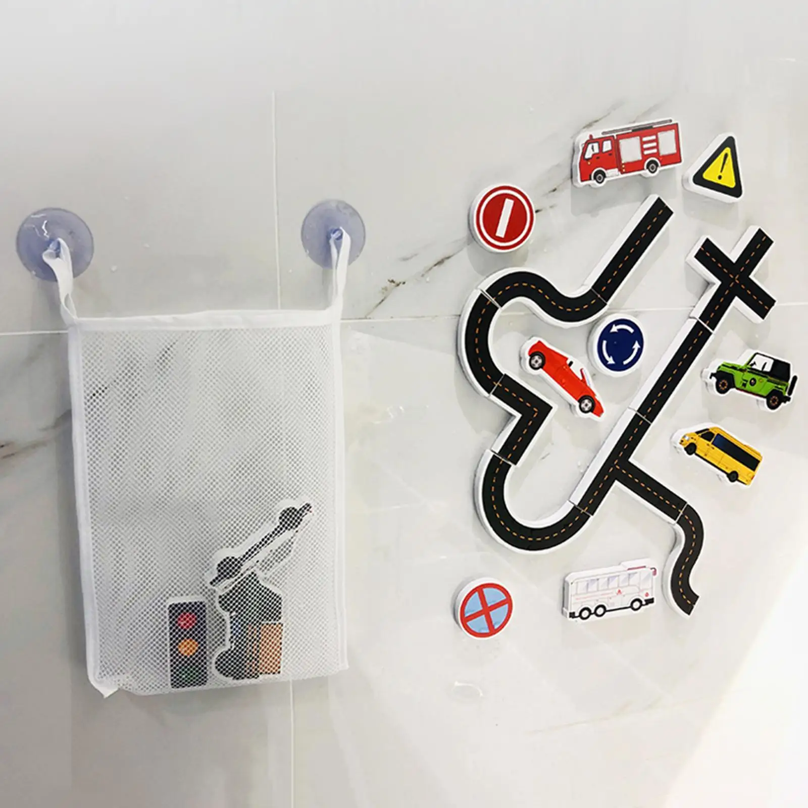 Puzzle Teaching Aids Developmental Toy Soft Gifts DIY Accessories Rail Vehicle Model Multipurpose Water Toys for Holiday