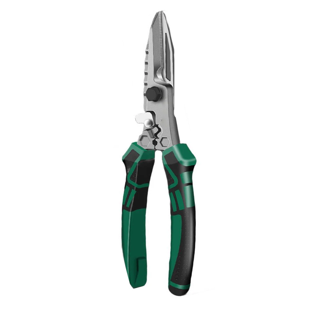 1pc Industrial-Grade Chrome Vanadium Steel Shears Powerful Rust-Resistant Metal Shears Workshop Equipment Hand Tools