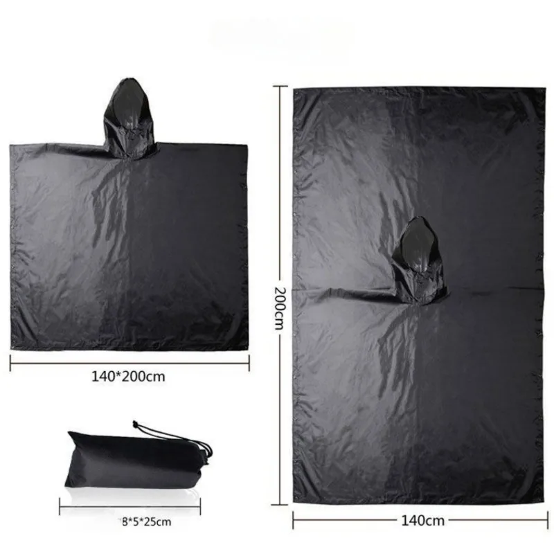 3-in-1 Tactical Rain Poncho 6