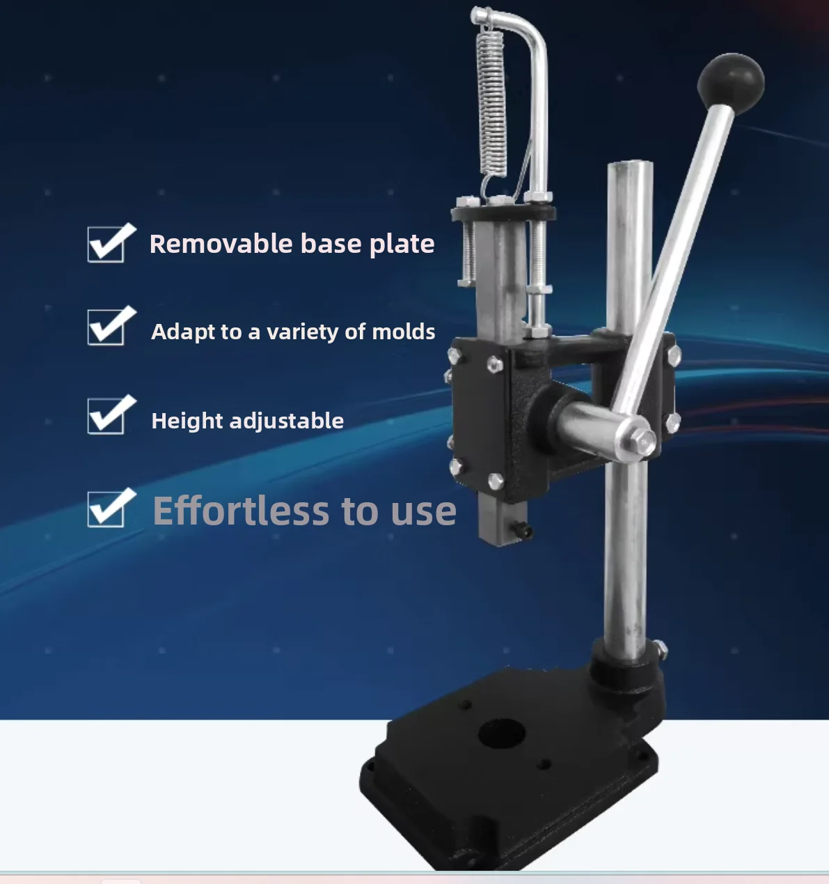Small Manual Press Punching Machine Punching Machine Hand Beer Machine Die Cutting Punching  Silent Chopping