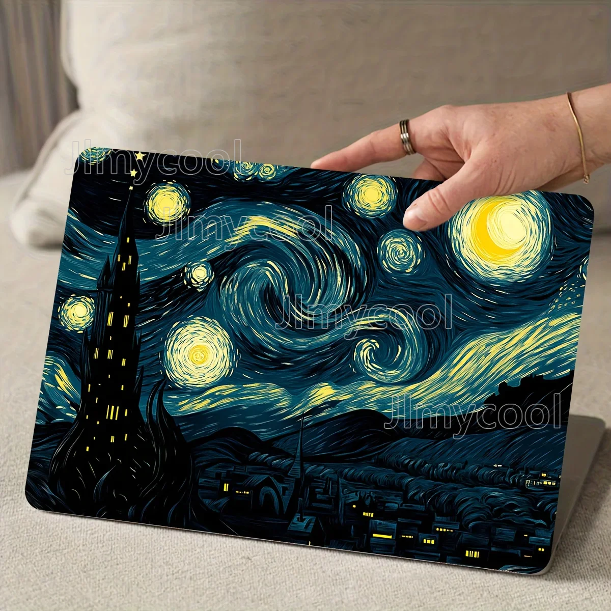 

2-х предметная наклейка для ноутбука «Звездное небо», универсальная наклейка на кожу нетбука, многоразовая наклейка на кожу ноутбука, наклейки