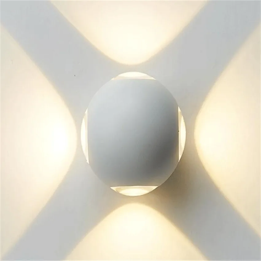 Outdoor Waterproof IP65 Wall Lamp LED Wall Light Modern Indoor/Outdoor Decor Up Down Dual-Head Aluminum Wall Lamp NR-176