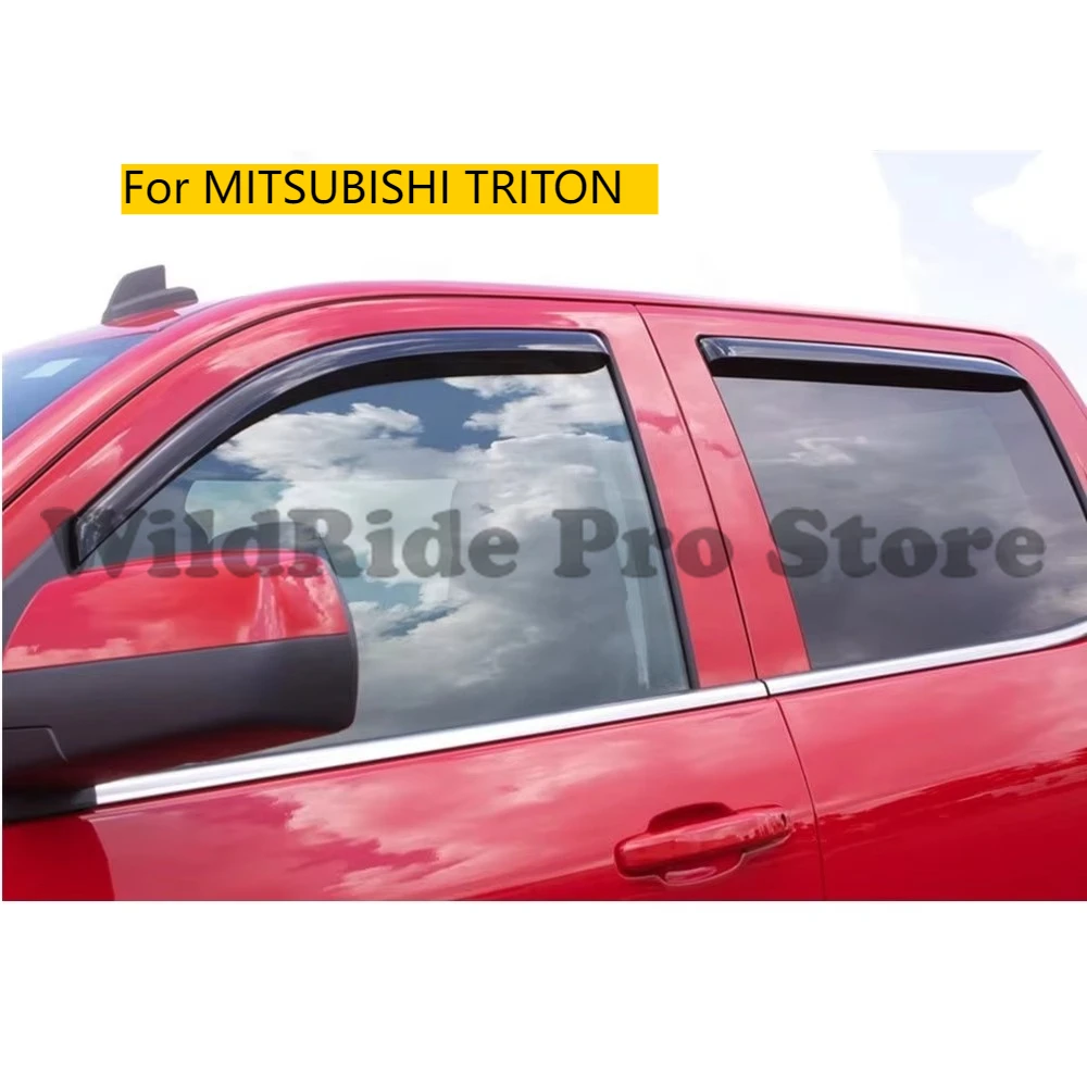 

CAR WIND DEFLECTOR for MITSUBISHI TRITON IN-CHANNEL WINDOW VISOR WEATHER RAIN GUARDS AUTO ACCESSORIES