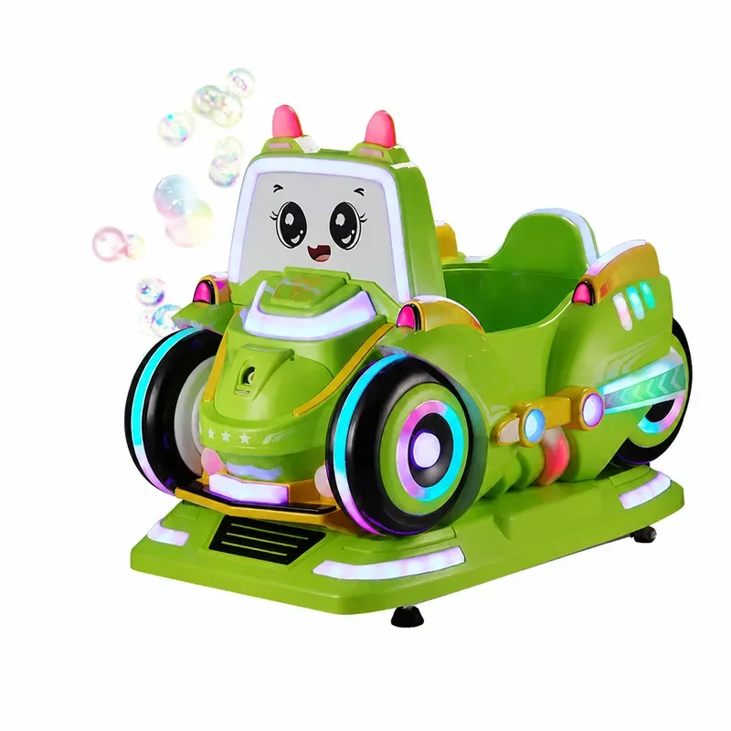New Coin Operated Dynamic Racing Rocker Commercial Arcade Car For Children Home Use MP5 Delivery Rocking Machine