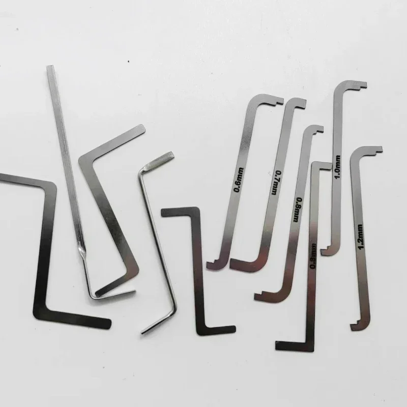 Tension Wrench Comb Pick Locksmith Pick and Hool Tools Lock Picking Unopen Set for Lock Opener Kit Open Locks Opening Picks Car