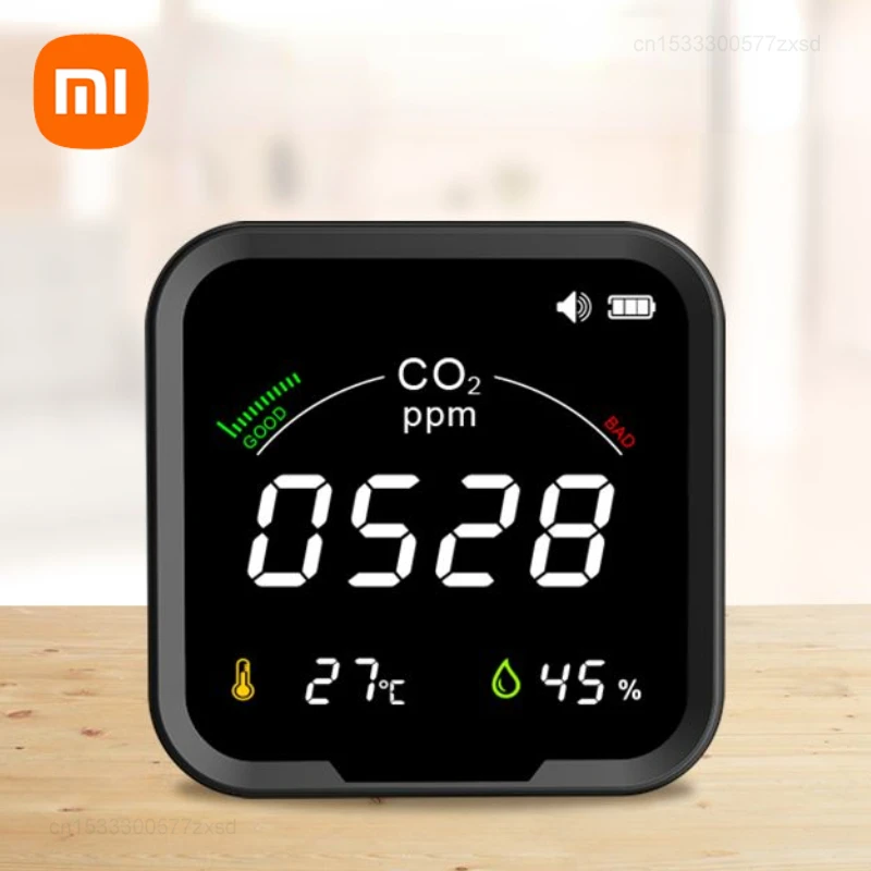 Xiaomi Xiaofei High-precision Household Multifunctional Carbon Dioxide Detector Portable Temperature Humidity Quality Monitor