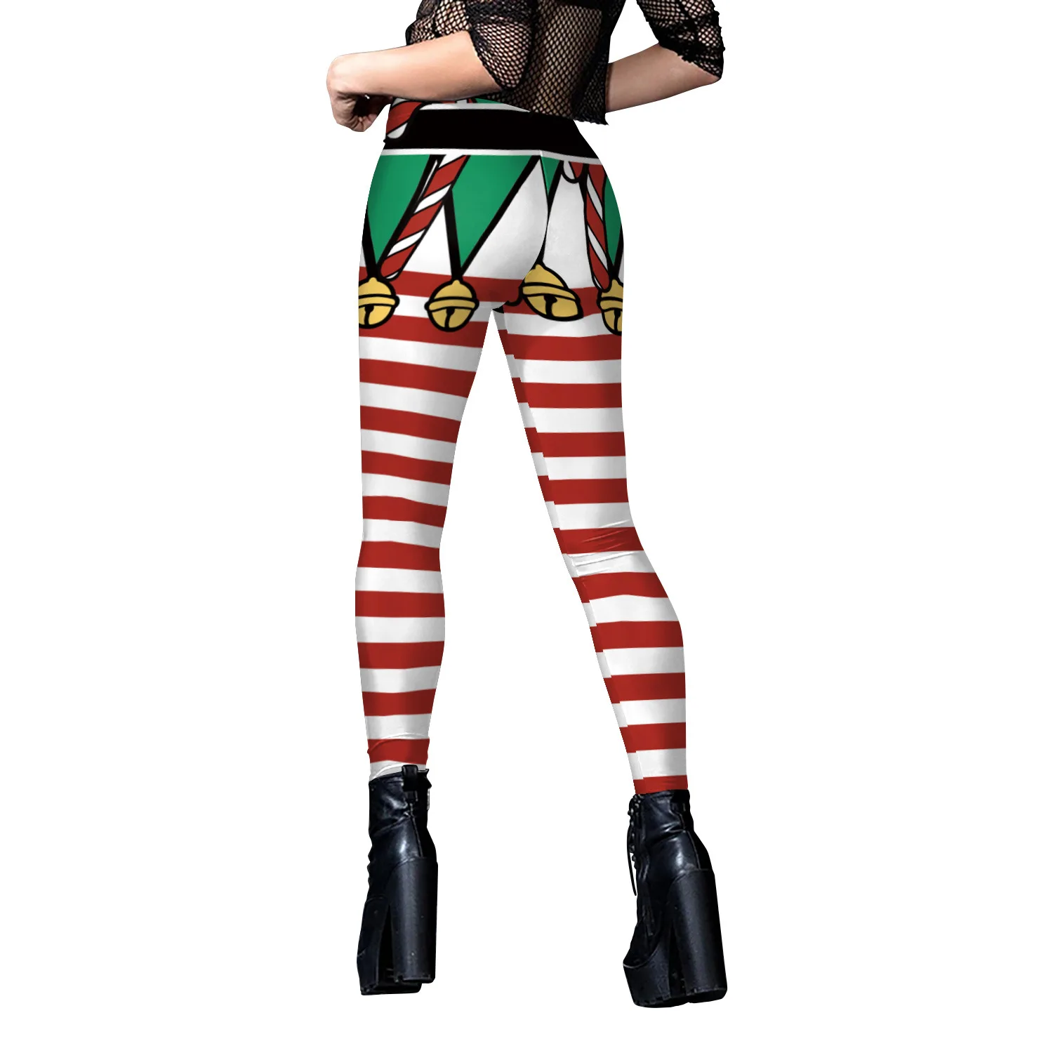 سراويل يوجا ربيعية من Cisas لعام 2024 سراويل طويلة خاصة للهالوين من ألياف البوليستر 00% بوت نسائي #2