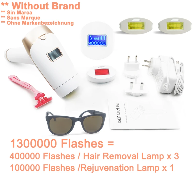 Lescolton IPL ontharing 1000000 flitsen laser epilator LCD display thuis T009i permanente bikinitrimmer elektrische ontharingsapparaat