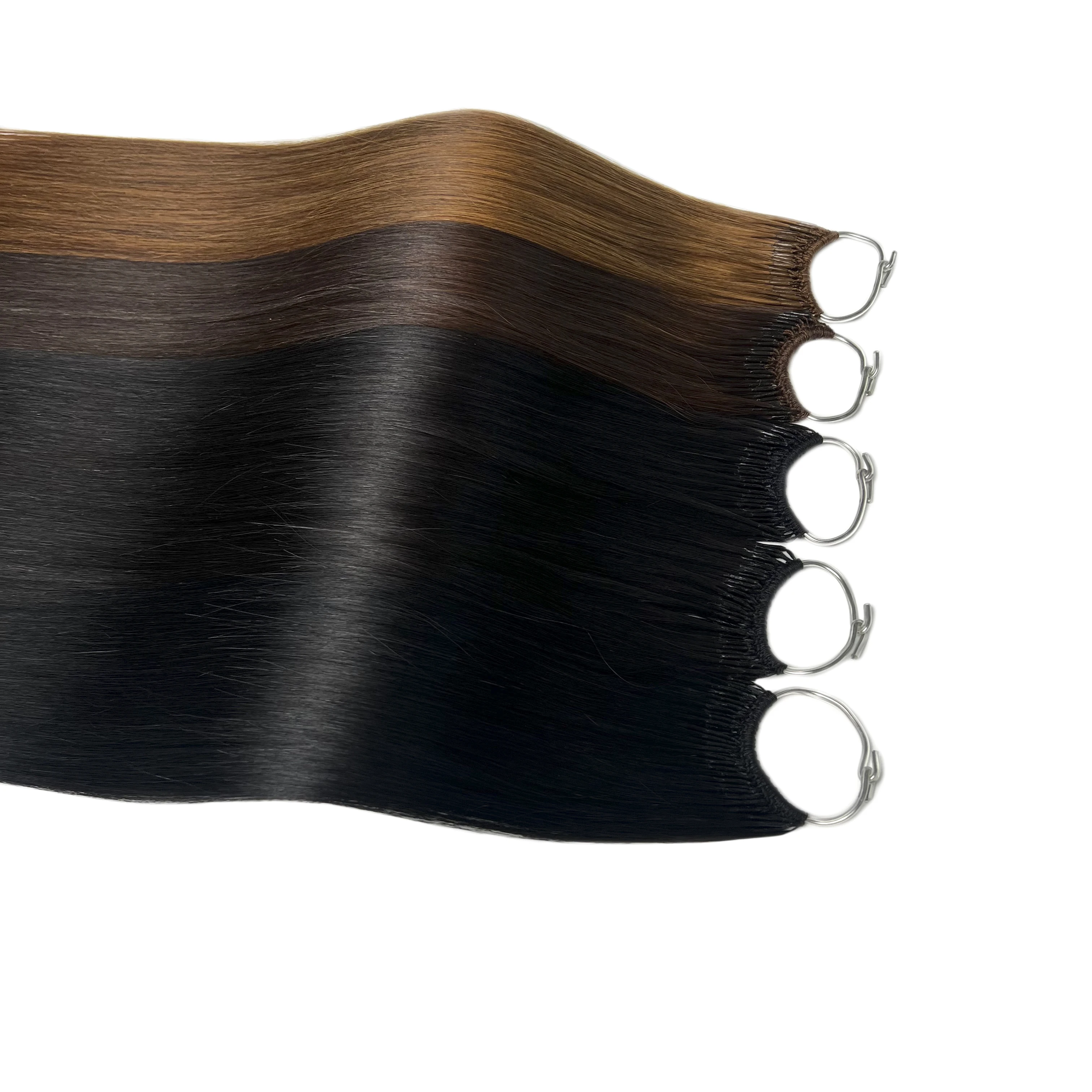 

Cotton String Twins Tip Hair Extensions Remy Hair 160strands 100g Keratin I-Tip Human Hair For Woman