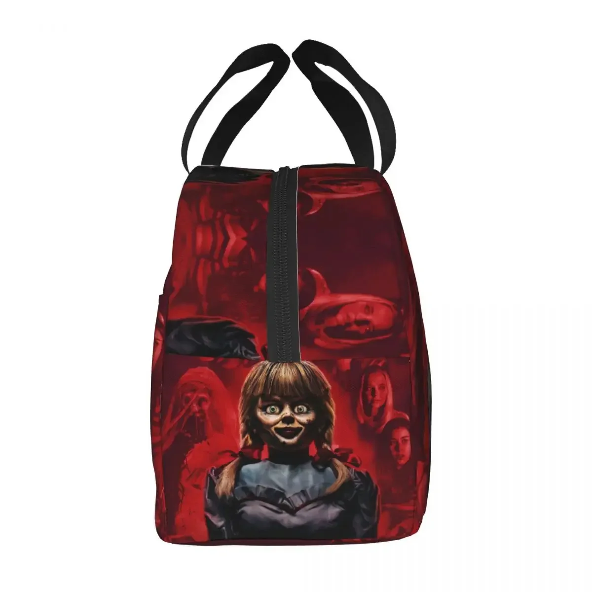 Annabelle Lunch Box Halloween Horror Movie Thermal Cooler Food Insulated Lunch Bag for Women Kids School Work Picnic Tote