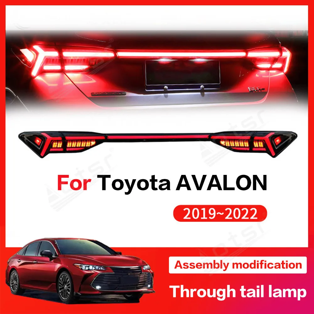 

Through Tail Lamp For Toyota Avalon 2019 2020 2021 2022 Rear Parking Brake Signal Reflector Taillight Streamer Car Accessory