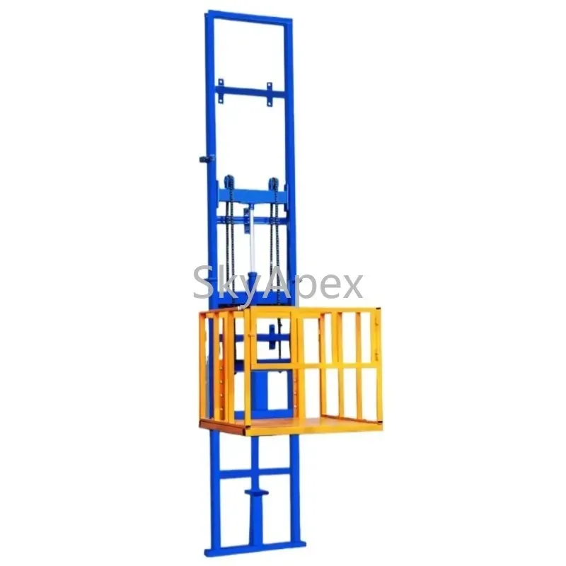 

【Best-selling】Small Electric Cargo Lift Stable Anti-fall for Factory Warehouse Home