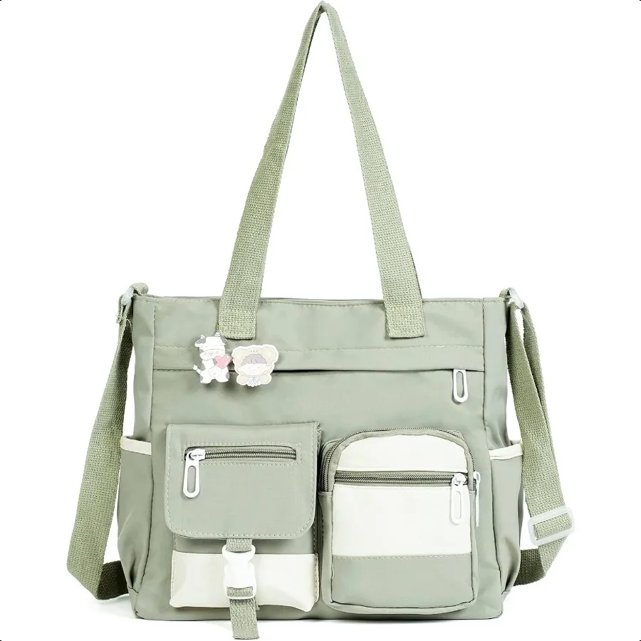 

Crossbody Cute Bag for Teens Kawaii Menger Purse Nylon Shoulder Tote Bags