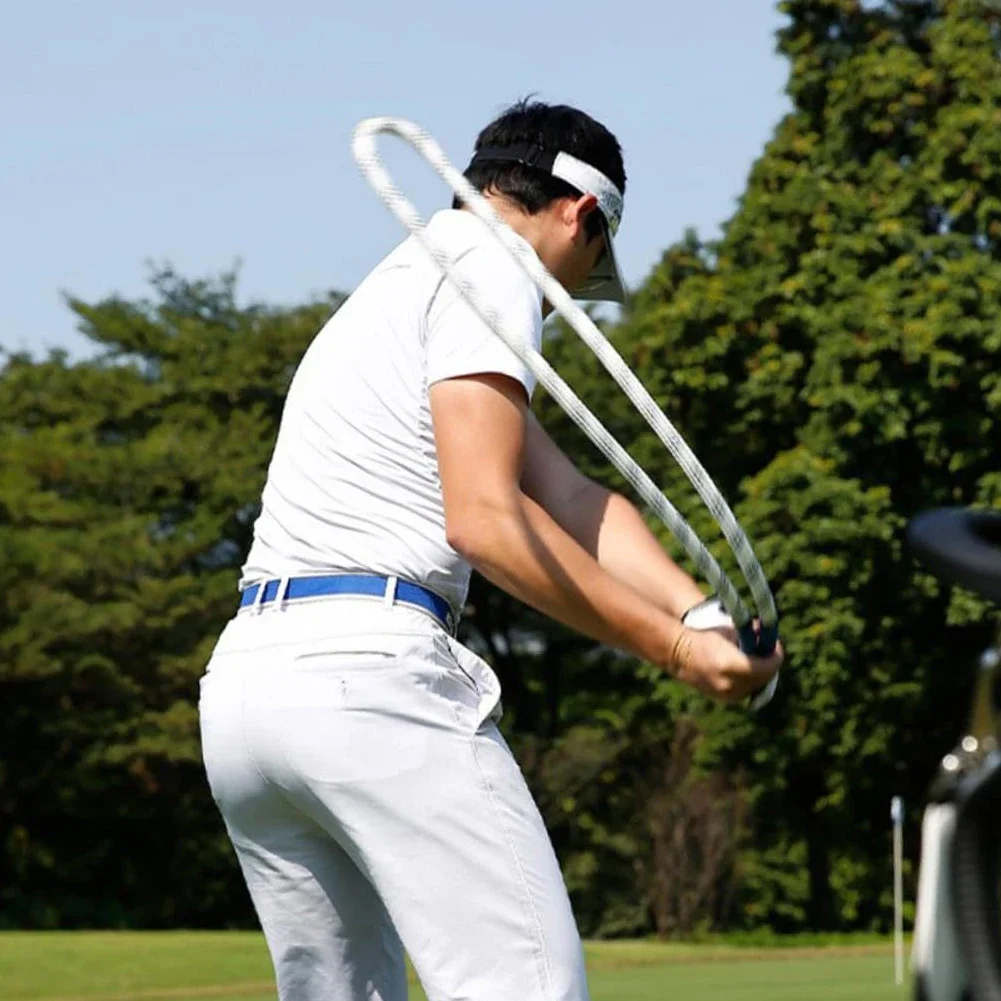 Golf Swing Rhythm Improvement Trainer Indoor Training Rope Enhances Flexibility Practice Equipment Golf Swing Aid view 5