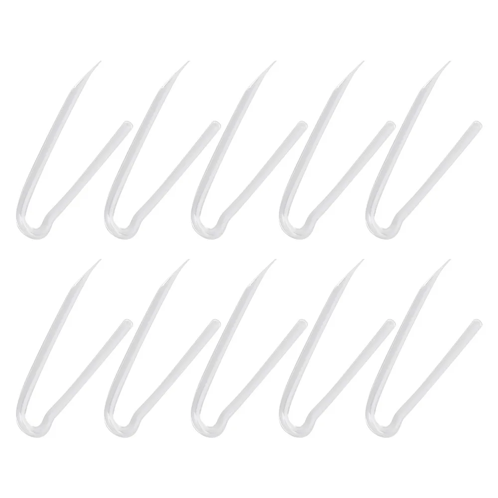 10Pcs Flexible Hearing Aid Tubes 3.3x2.0mm Replacement Hearing Aid Tubing PVC Clear Earmold Hearing Tubing