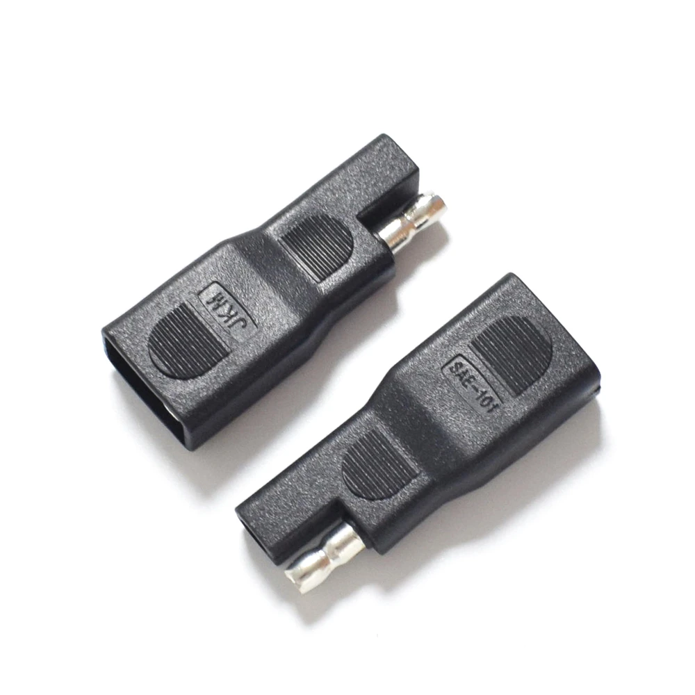 

​2Pcs Sae Polarity Reverse Adapter SAE to SAE Polarity Reverse Quick Disconnect Cable Plug Adapter for Solar Panel Battery