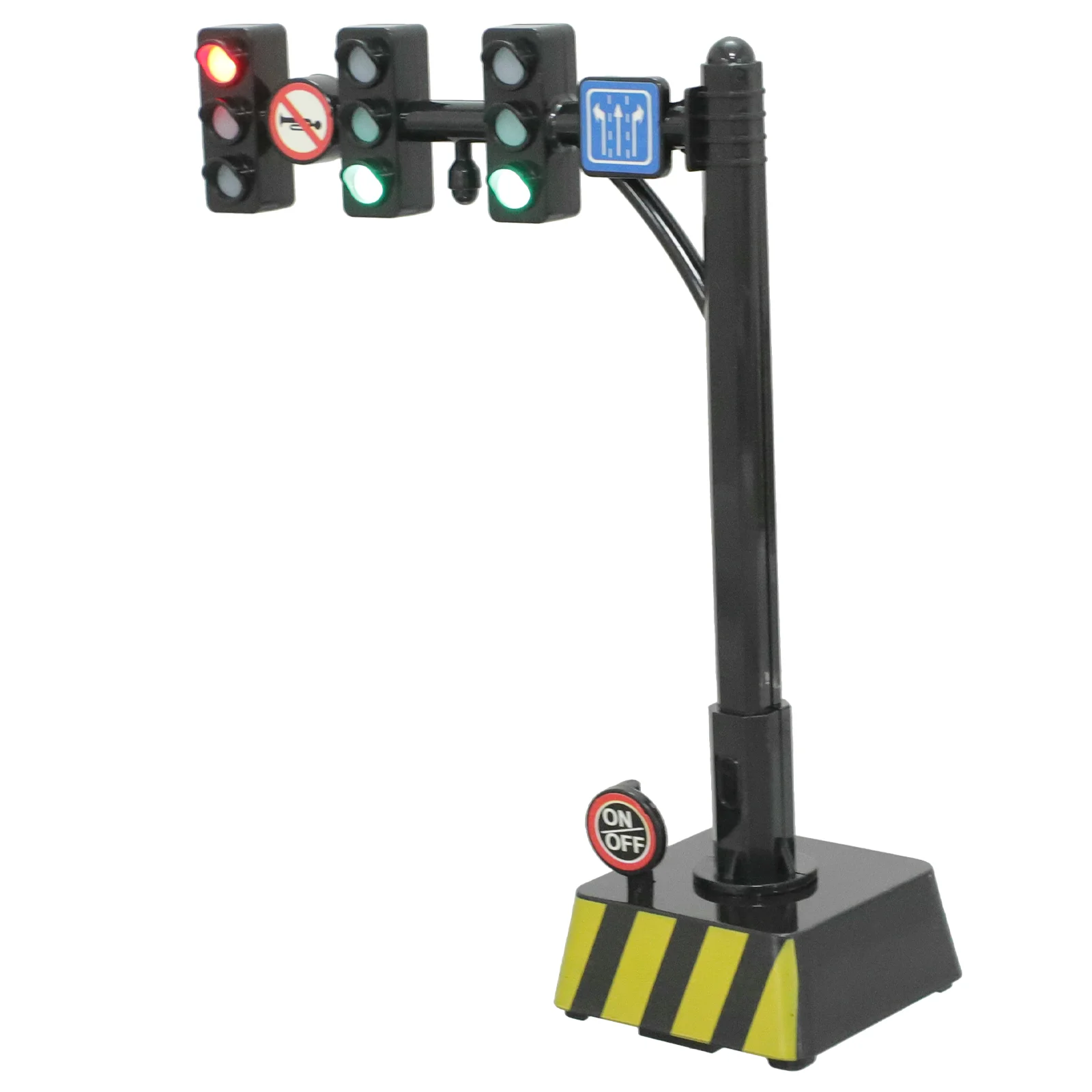 

Horizontal Bar Traffic Light Toy Child Bulb Kids Lamp Plastic Signal Lamps Stop Model