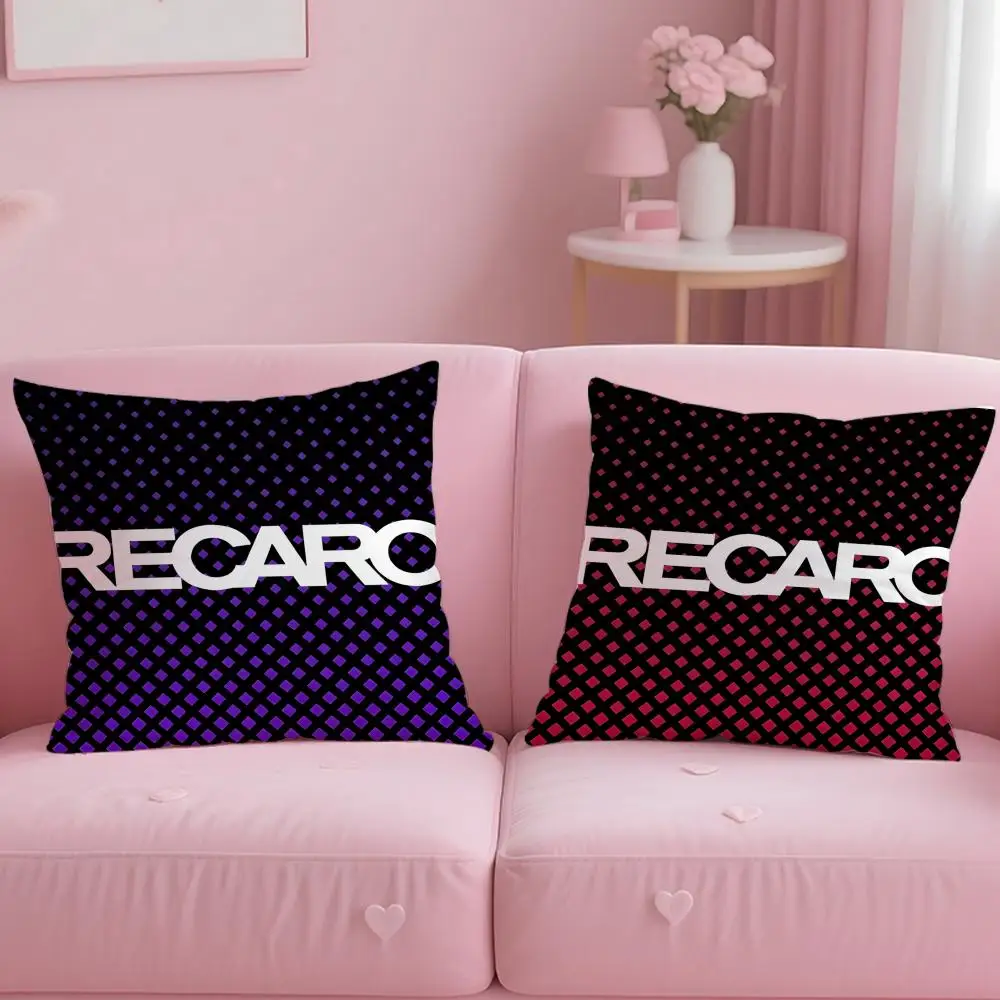 classic brand Recaro Cushion Cover Soft & Easy-Wash Pillow Case – Versatile for Couch, Bed, Travel and Office
